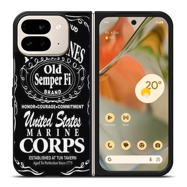 UNITED STATES US MARINE CORPS Google Pixel 9 Pro Fold Case Cover