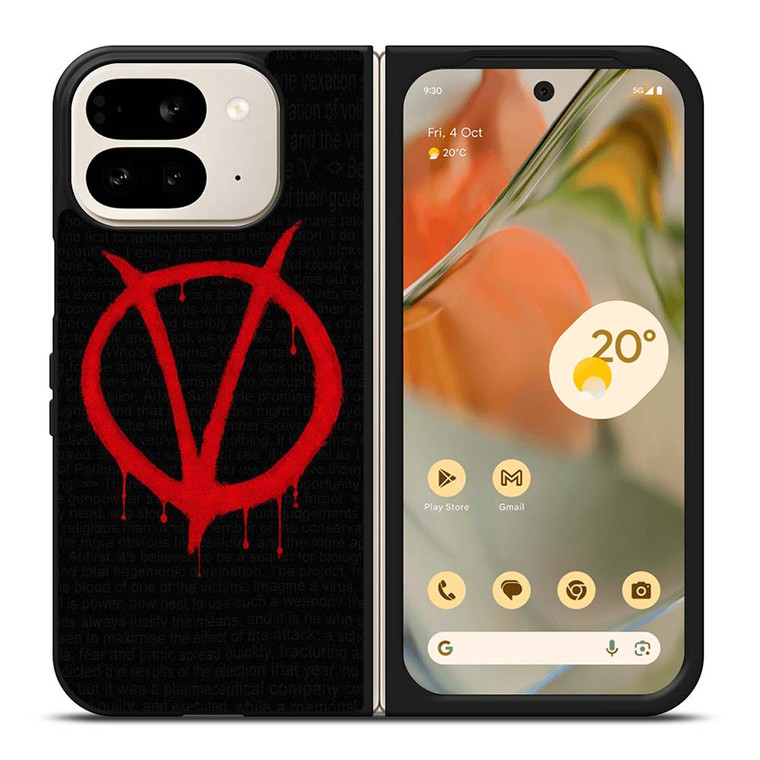 V FOR VENDETTA SYMBOL Google Pixel 9 Pro Fold Case Cover