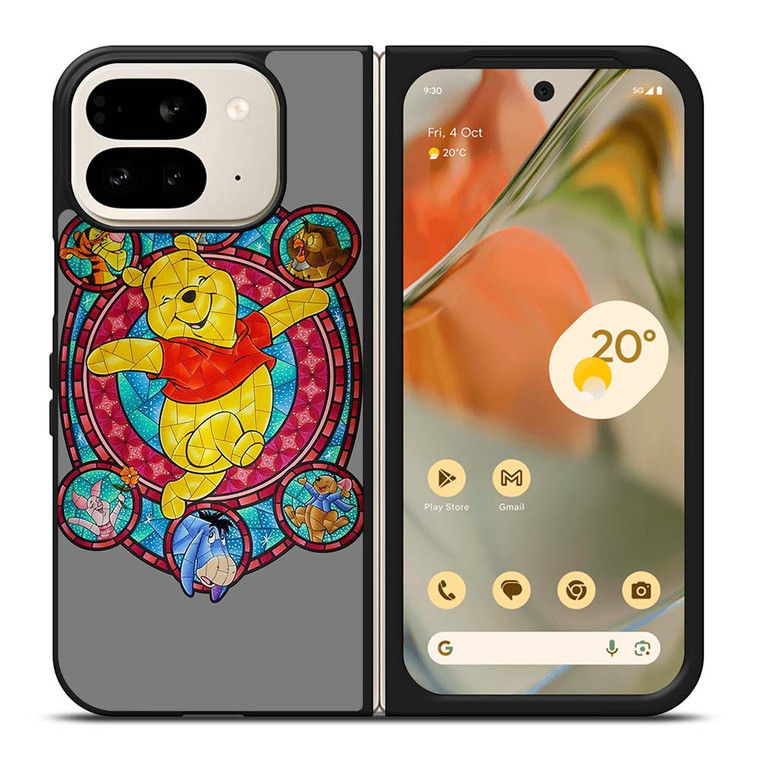 WINNIE THE POOH AND FRIENDS DISNEY MOZAIC ART Google Pixel 9 Pro Fold Case Cover