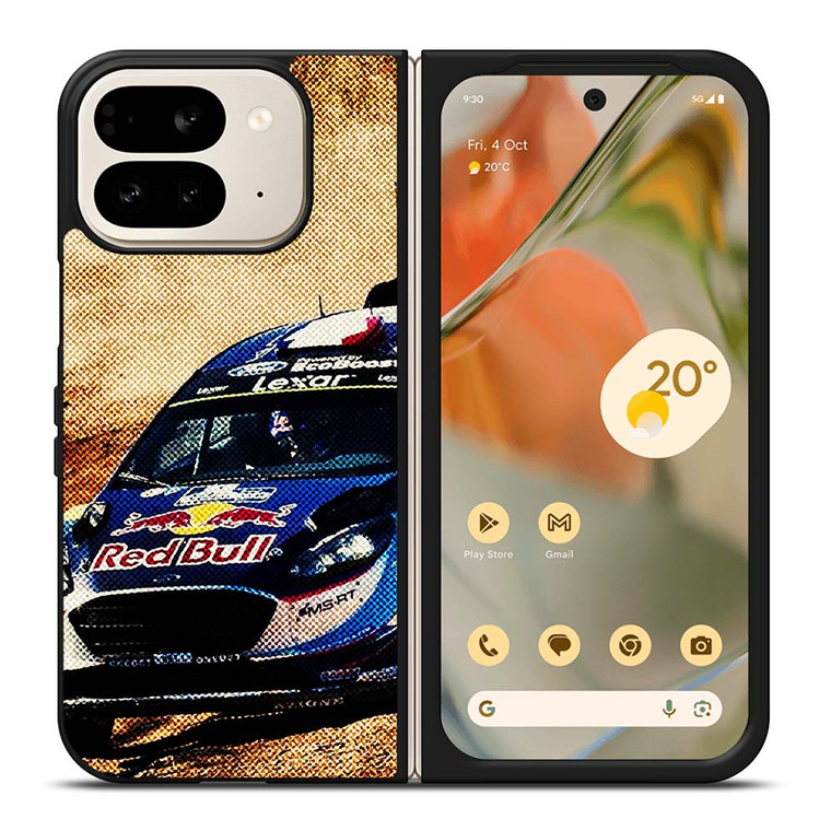 WRC RALLY SEBASTIEN OGIER FORD Google Pixel 9 Pro Fold Case Cover