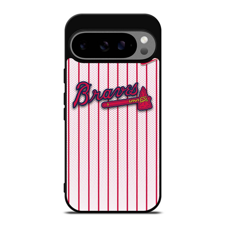 ATLANTA BRAVES MLB NIKE Google Pixel 9 Pro XL Case Cover ATLANTA BRAVES MLB NIKE Google Pixel 9 Pro XL Case Cover