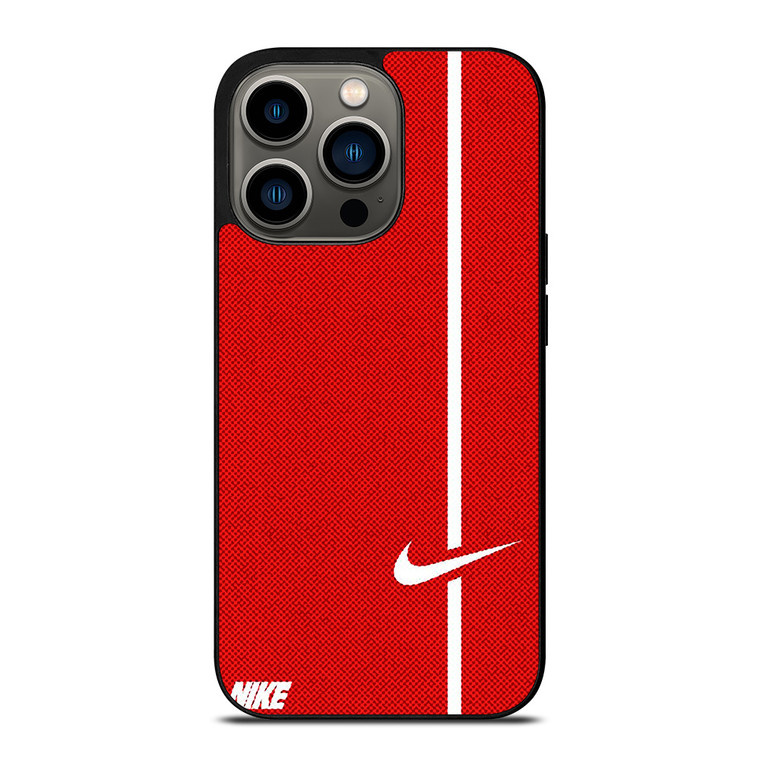 NIKE LOGO RED STRIPE iPhone 13 Pro Case Cover NIKE LOGO RED STRIPE iPhone 13 Pro Case Cover