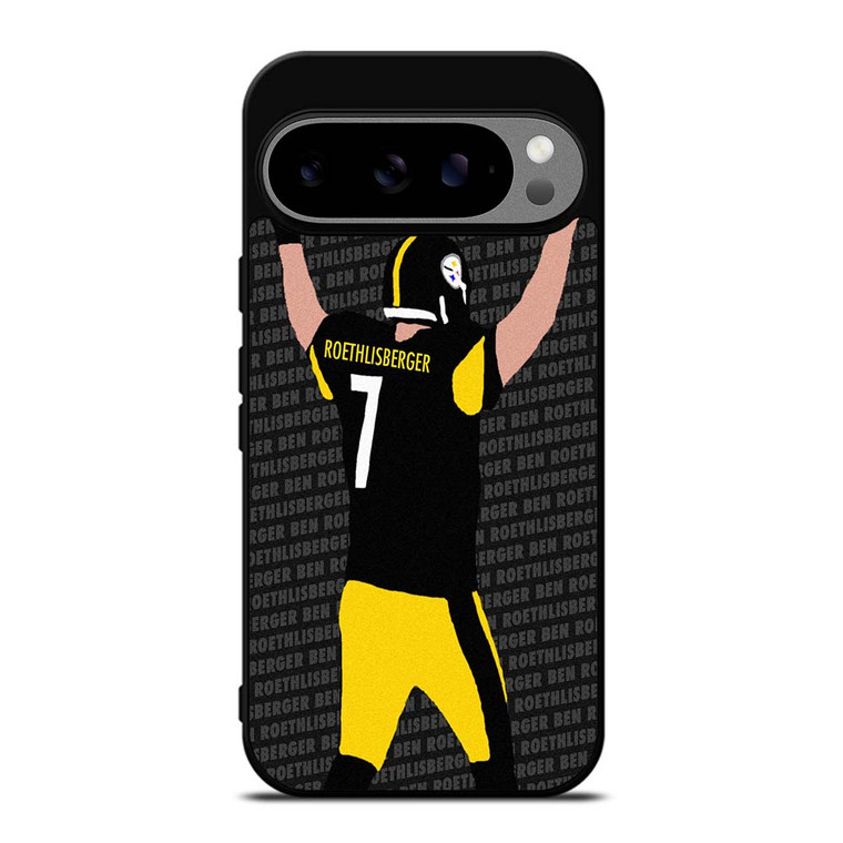 BEN ROETHLISBERGER PITTSBURGH STEELERS CARTOON Google Pixel 9 Pro XL Case Cover