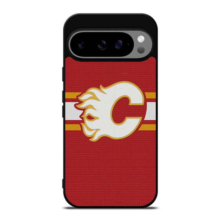 CALGARY FLAMES HOCKEY TEAM LOGO Google Pixel 9 Pro XL Case Cover