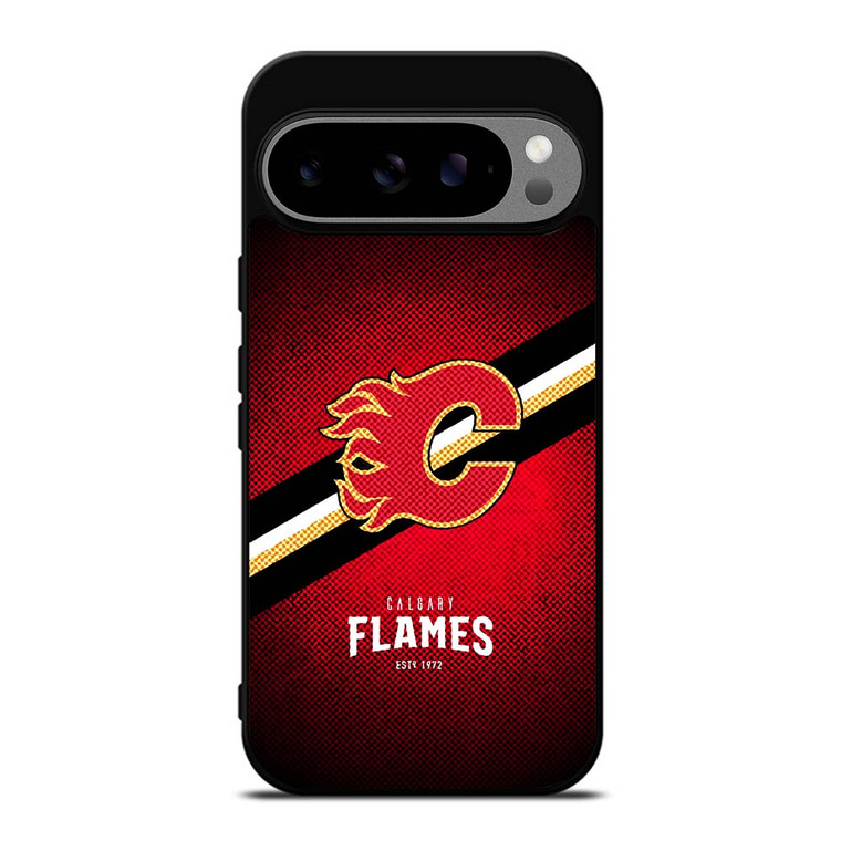 CALGARY FLAMES NHL HOCKEY Google Pixel 9 Pro XL Case Cover CALGARY FLAMES NHL HOCKEY Google Pixel 9 Pro XL Case Cover