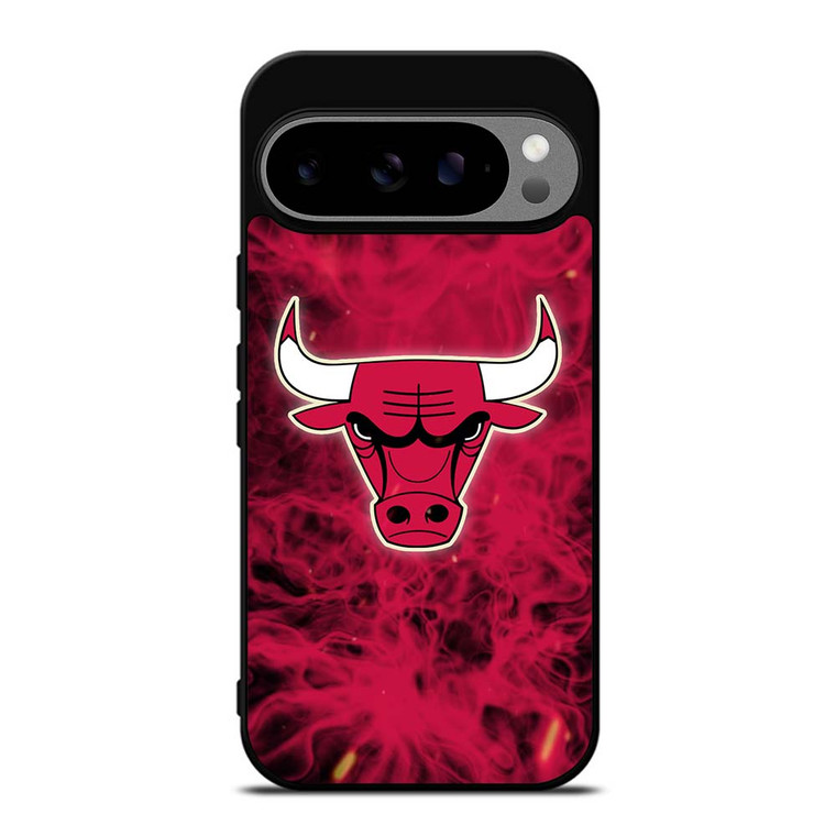 CHICAGO BULLS BASKETBALL NBA FIRE Google Pixel 9 Pro XL Case Cover