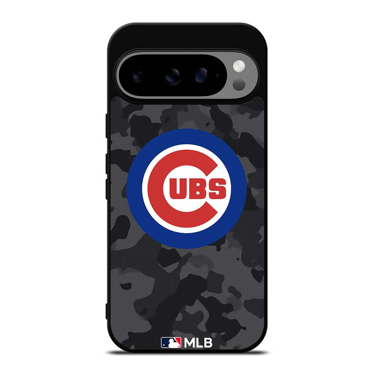 CHICAGO CUBS BASEBALL BLACK CAMO Google Pixel 9 Pro XL Case Cover