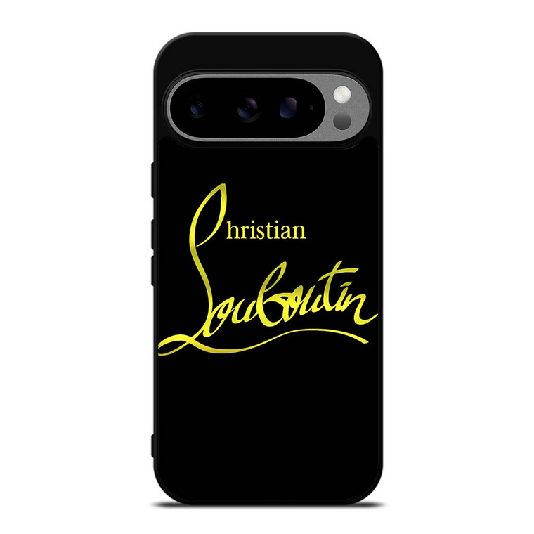 CHRISTIAN LOUBOUTIN GOLD LOGO Google Pixel 9 Pro XL Case Cover