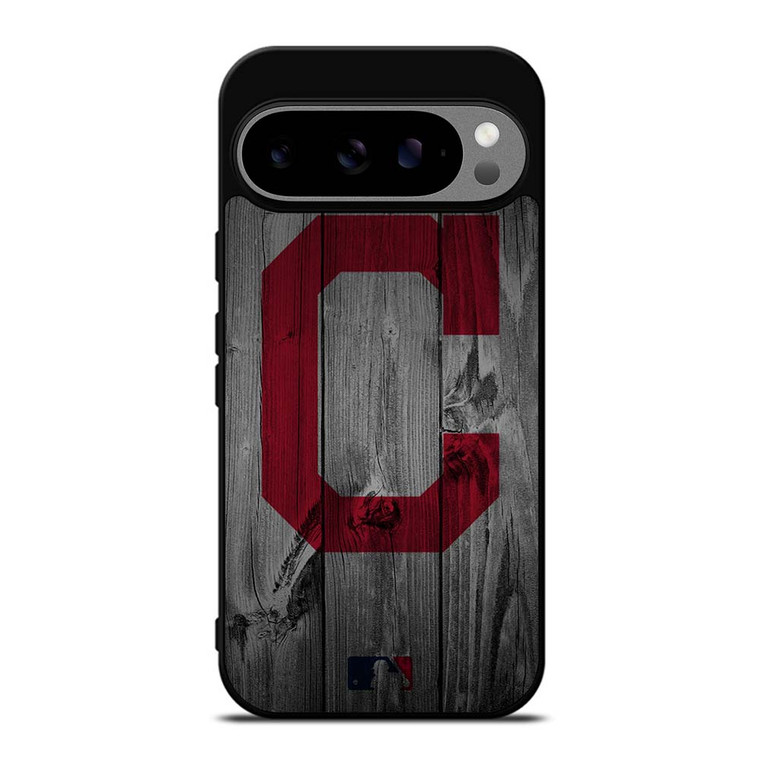 CLEVELAND GUARDIANS BASEBALL MLB WOOD LOGO Google Pixel 9 Pro XL Case Cover