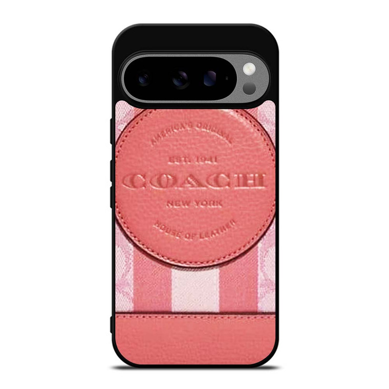 COACH NEW YORK LOGO PINK WALLET Google Pixel 9 Pro XL Case Cover