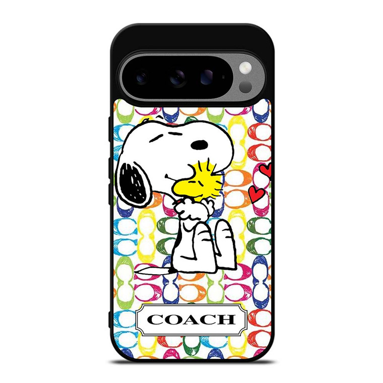 COACH NEW YORK LOGO SNOOPY THE PEANUTS Google Pixel 9 Pro XL Case Cover