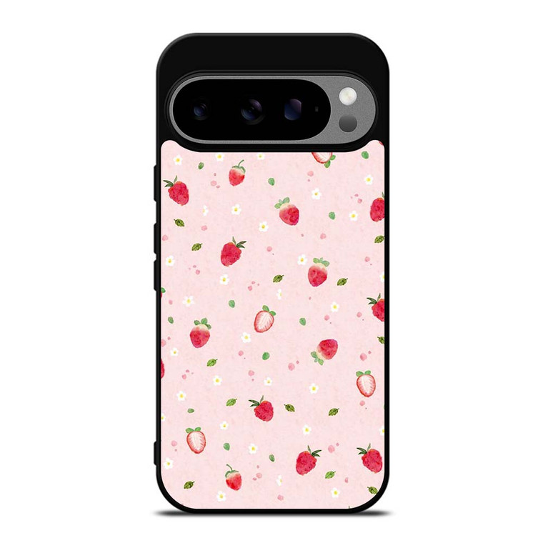 CUTE STRAWBERRY PATTERN Google Pixel 9 Pro XL Case Cover