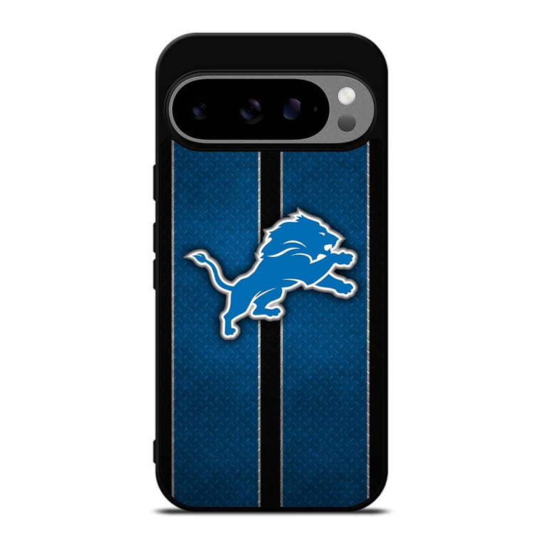 DETROIT LIONS NFL METAL STRIPE Google Pixel 9 Pro XL Case Cover