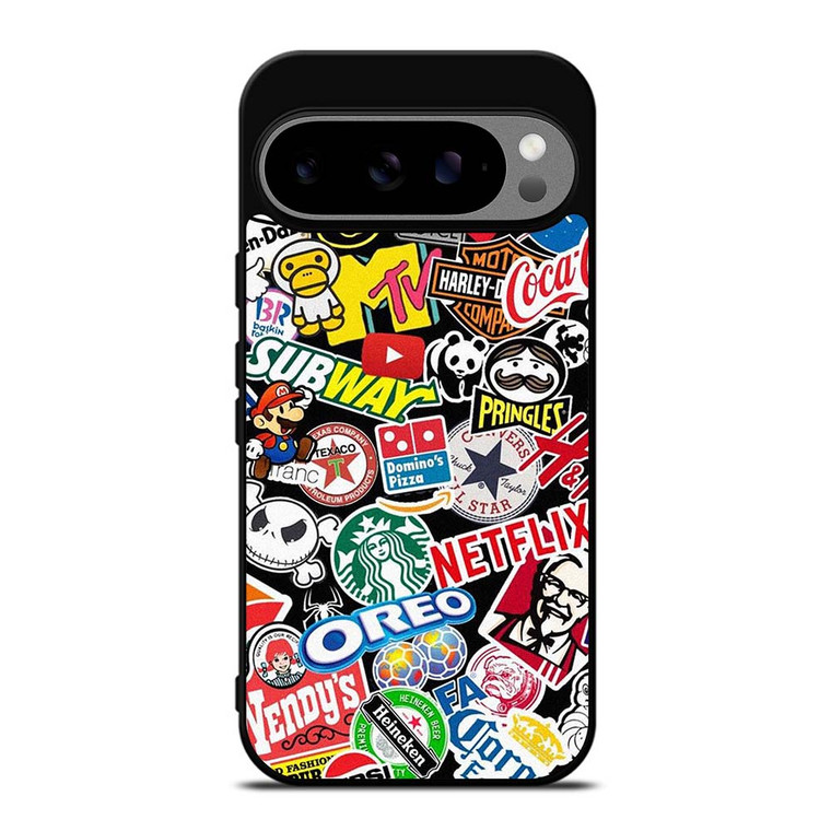 FAMOUS BRAND LOGO MIX Google Pixel 9 Pro XL Case Cover