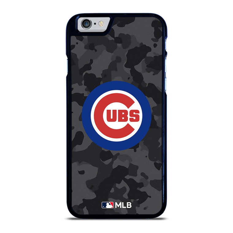 CHICAGO CUBS BASEBALL BLACK CAMO iPhone 6 / 6S Case Cover