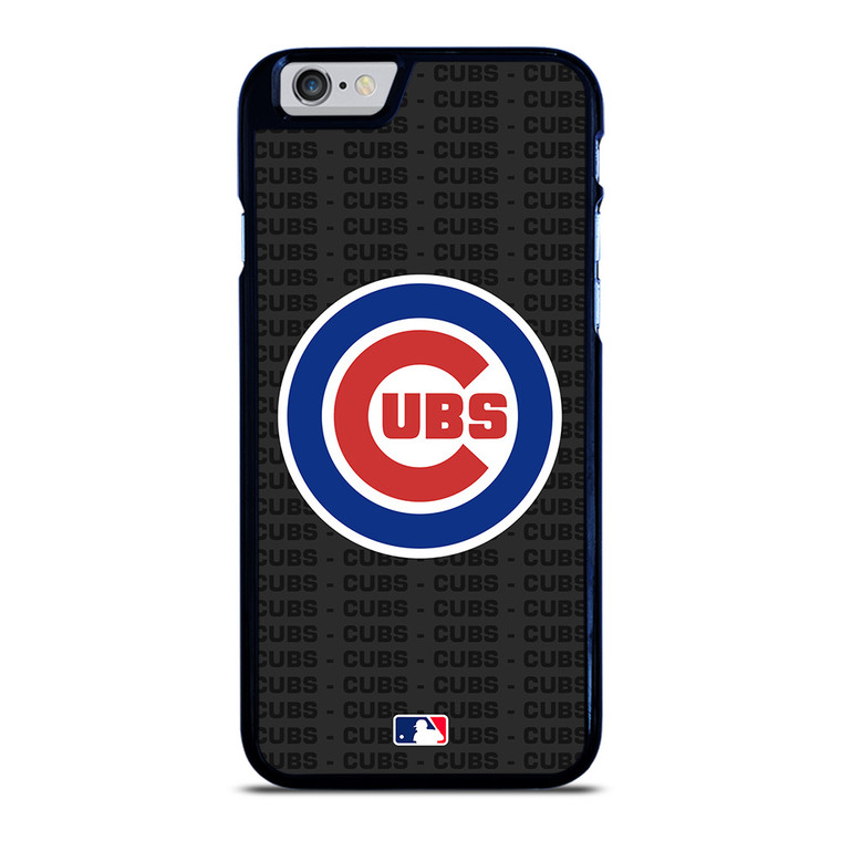 CHICAGO CUBS BASEBALL BLACK iPhone 6 / 6S Case Cover