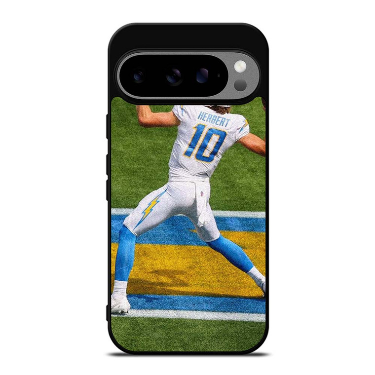 JUSTIN HERBERT 10 LOS ANGELES CHARGERS NFL FOOTBALL Google Pixel 9 Pro XL Case Cover