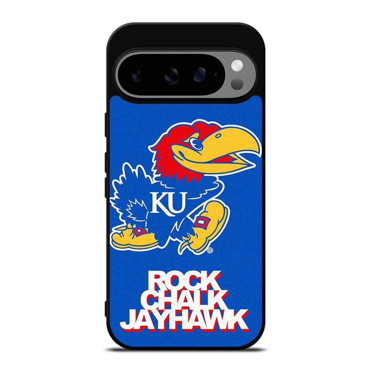 KANSAS JAYHAWKS ROCK CHALK Google Pixel 9 Pro XL Case Cover