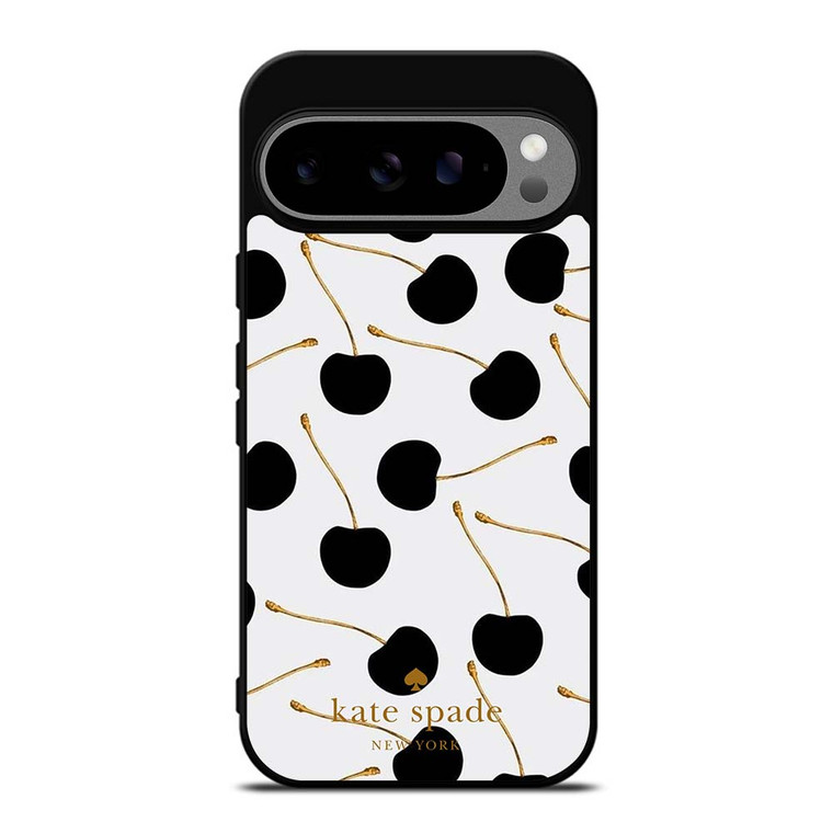 KATE SPADE NEW YORK LOGO BLACK CHERRIES Google Pixel 9 Pro XL Case Cover