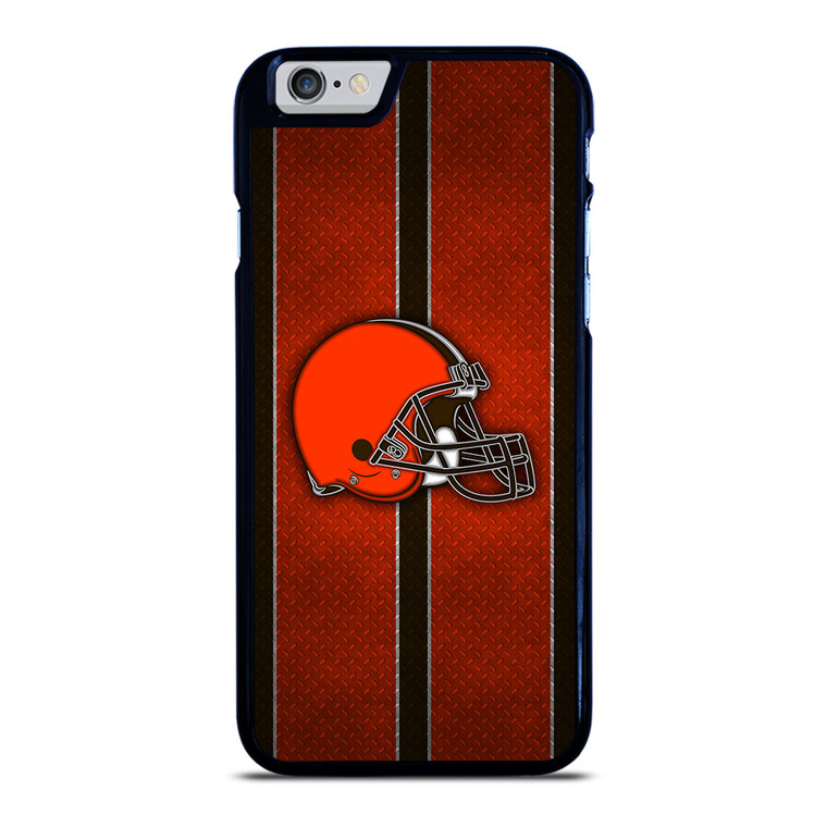 CLEVELAND BROWNS NFL METAL STRIPE iPhone 6 / 6S Case Cover