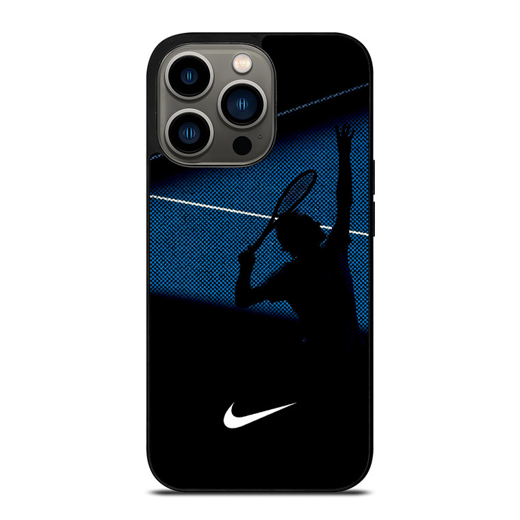 NIKE TENNIS ROGER FEDERER SILHOUETTE iPhone 13 Pro Case Cover