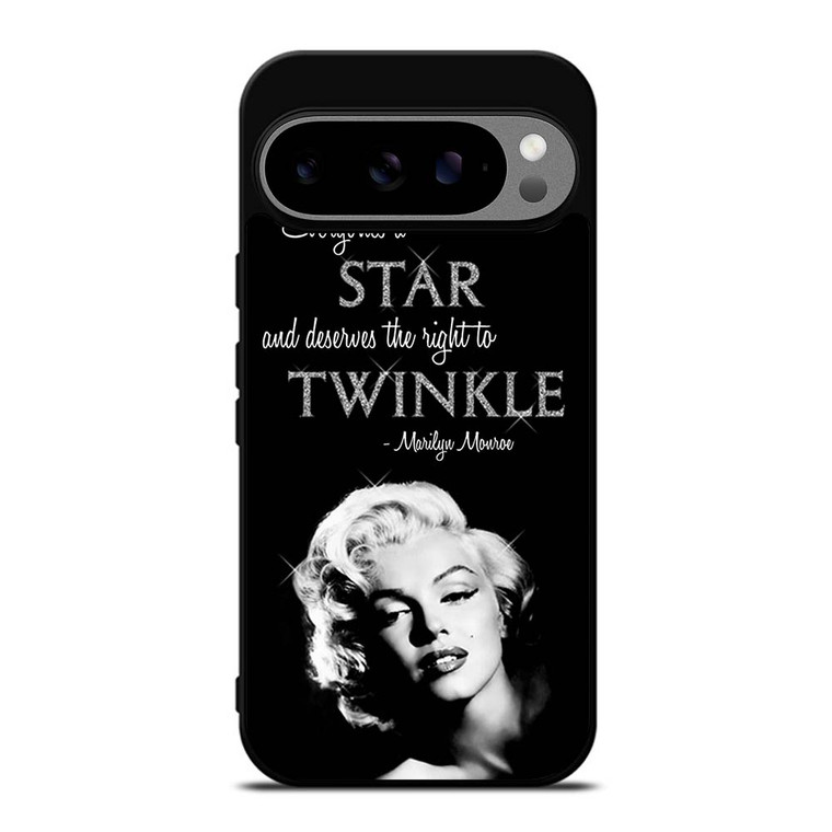 MARILYN MONROE BLACK QUOTES Google Pixel 9 Pro XL Case Cover