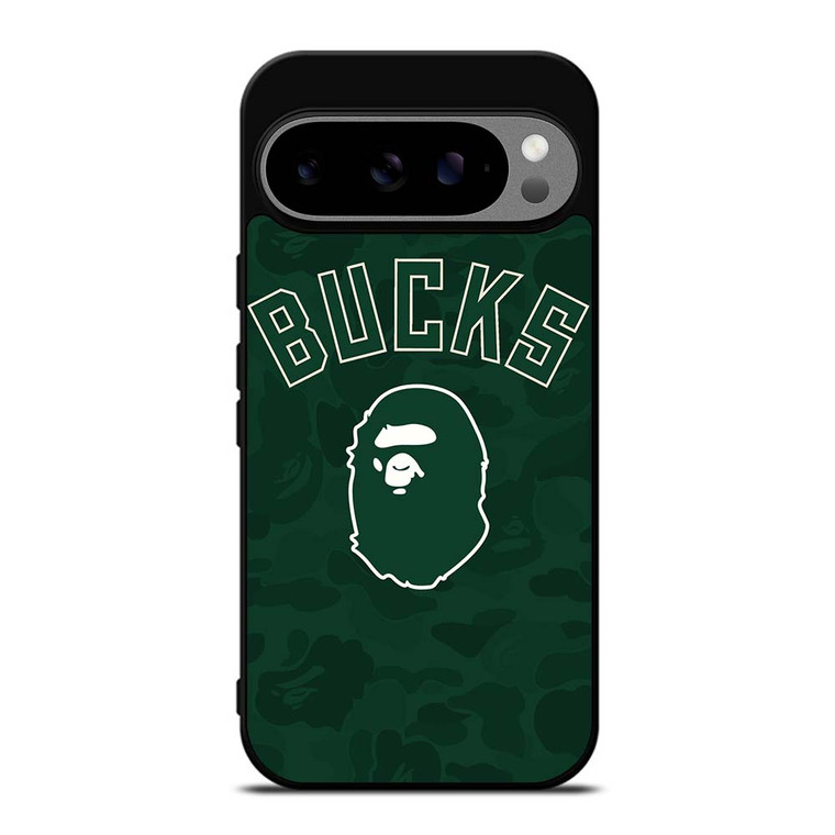 MILWAUKEE BUCKS X BAPE CAMO Google Pixel 9 Pro XL Case Cover