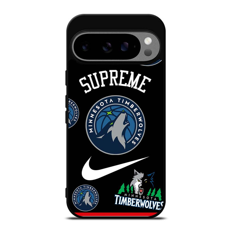 MINNESOTA TIMBERWOLVES NBA X SUPREME NIKE Google Pixel 9 Pro XL Case Cover