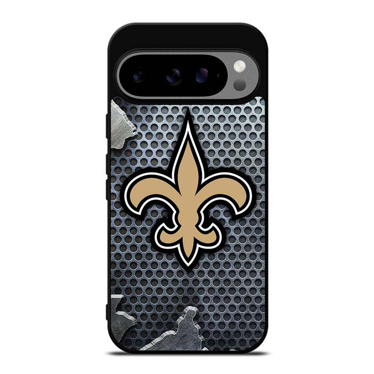 NEW ORLEANS SAINTS BROKEN METAL Google Pixel 9 Pro XL Case Cover