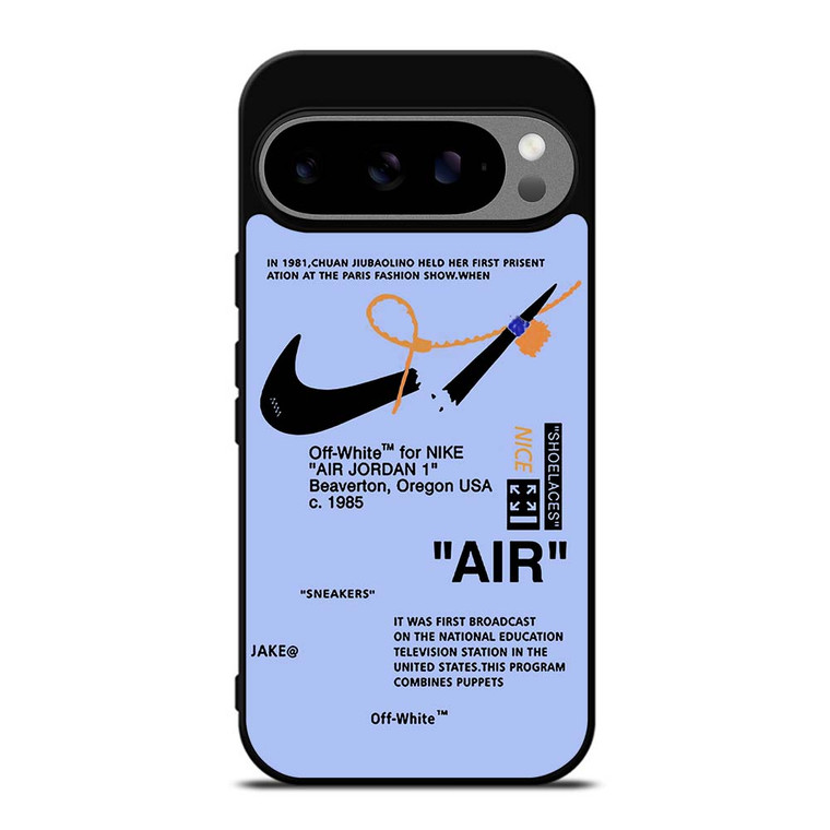 NIKE AIR OFF WHITE TARO Google Pixel 9 Pro XL Case Cover