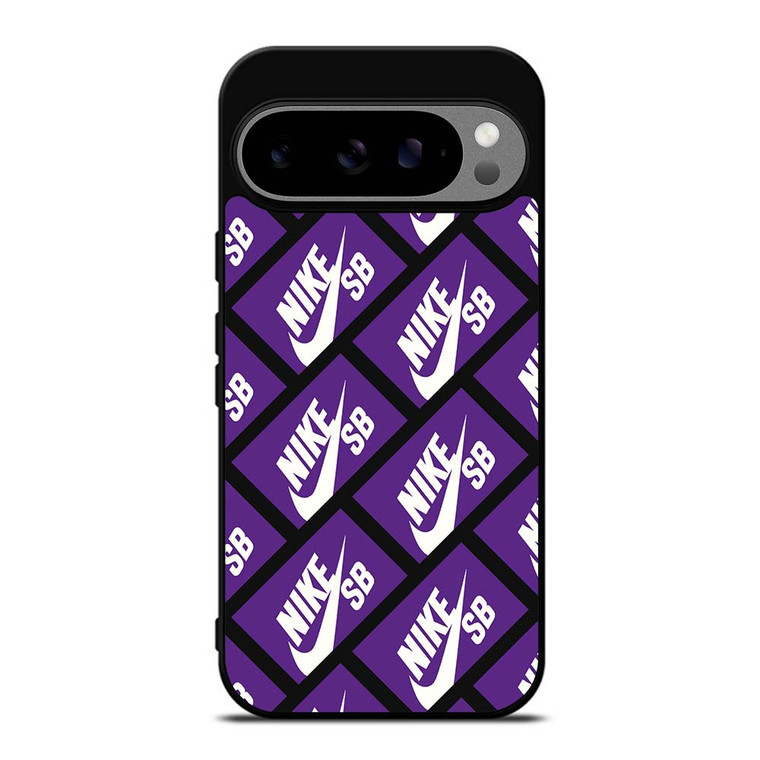 NIKE SB SKATEBOARD BOX PATTERN PURPLE Google Pixel 9 Pro XL Case Cover