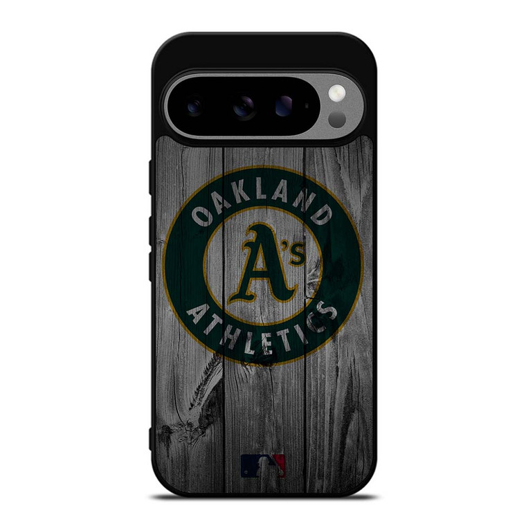 OAKLAND ATHLETICS BASEBALL MLB WOOD LOGO Google Pixel 9 Pro XL Case Cover