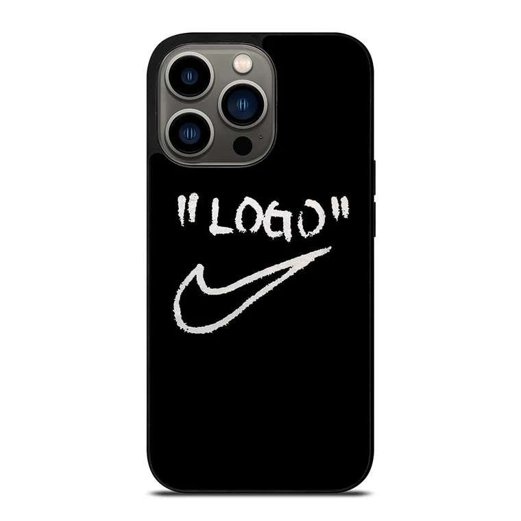 NIKE X OFF WHITE STROKE iPhone 13 Pro Case Cover