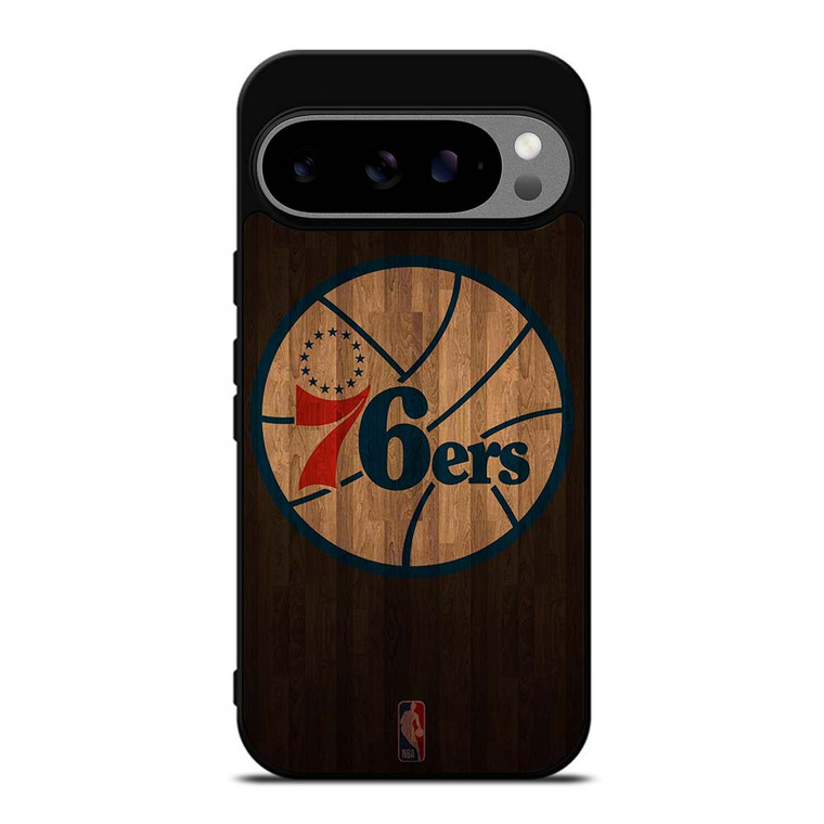 PHILADELPHIA 76ERS BASKETBALL COURT NBA Google Pixel 9 Pro XL Case Cover