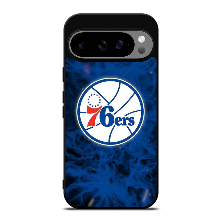 PHILADELPHIA 76ERS BASKETBALL NBA FIRE Google Pixel 9 Pro XL Case Cover