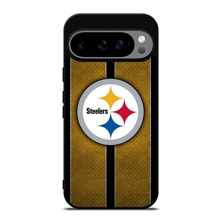 PITTSBURGH STEELERS NFL METAL STRIPE Google Pixel 9 Pro XL Case Cover