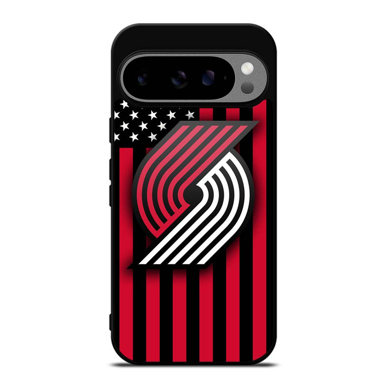 PORTLAND TRAIL BLAZERS NBA USA FLAG Google Pixel 9 Pro XL Case Cover