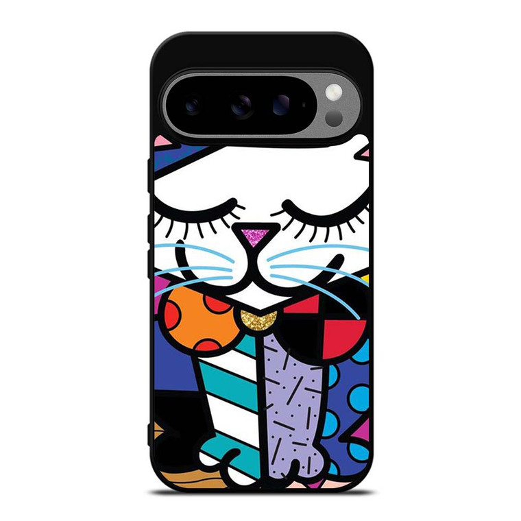ROMERO BRITTO SERENE CAT ART Google Pixel 9 Pro XL Case Cover