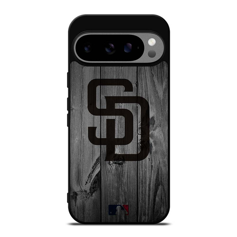 SAN DIEGO PADRES BASEBALL MLB WOOD LOGO Google Pixel 9 Pro XL Case Cover