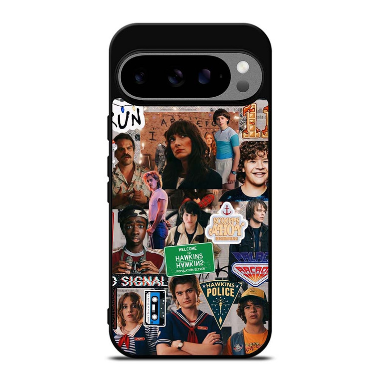 STRANGER THINGS AESTHETIC COLLAGE Google Pixel 9 Pro XL Case Cover