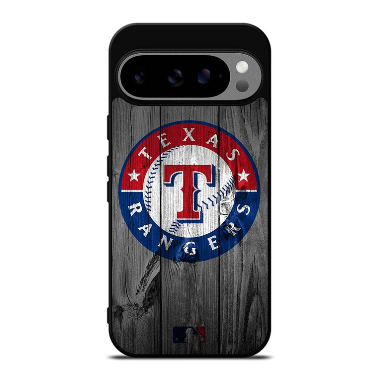 TEXAS RANGERS BASEBALL MLB WOOD LOGO Google Pixel 9 Pro XL Case Cover