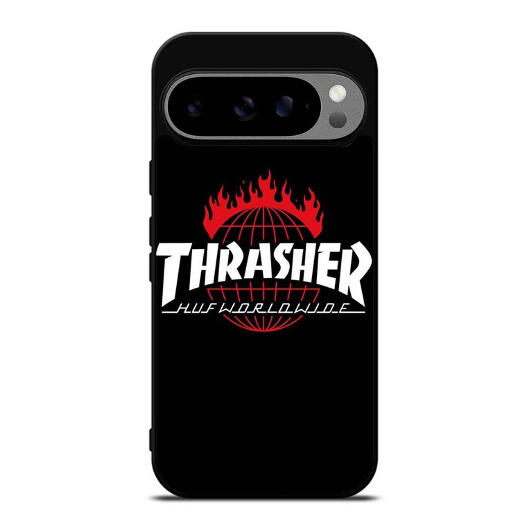 THRASHER HUF WORLDWIDE LOGO Google Pixel 9 Pro XL Case Cover