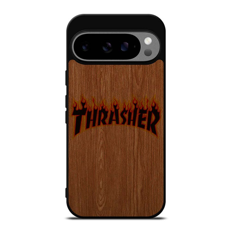 THRASHER SKATEBOARD WOODEN LOGO Google Pixel 9 Pro XL Case Cover