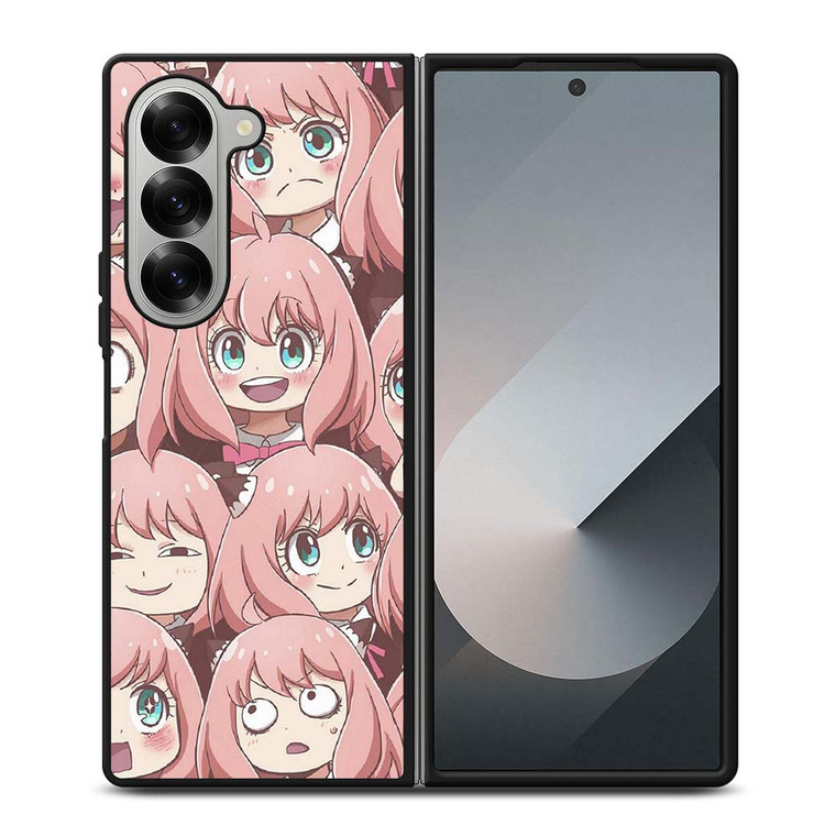 ANYA SPY X FAMILY COLLAGE Samsung Galaxy Z Fold 6 Case Cover