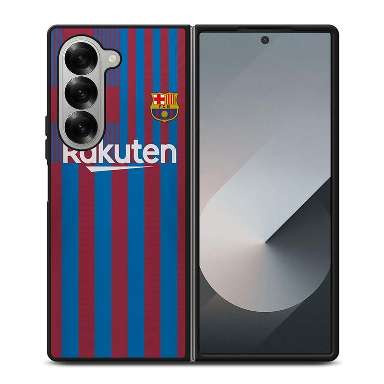 BARCELONA 2021 HOME JERSEY Samsung Galaxy Z Fold 6 Case Cover