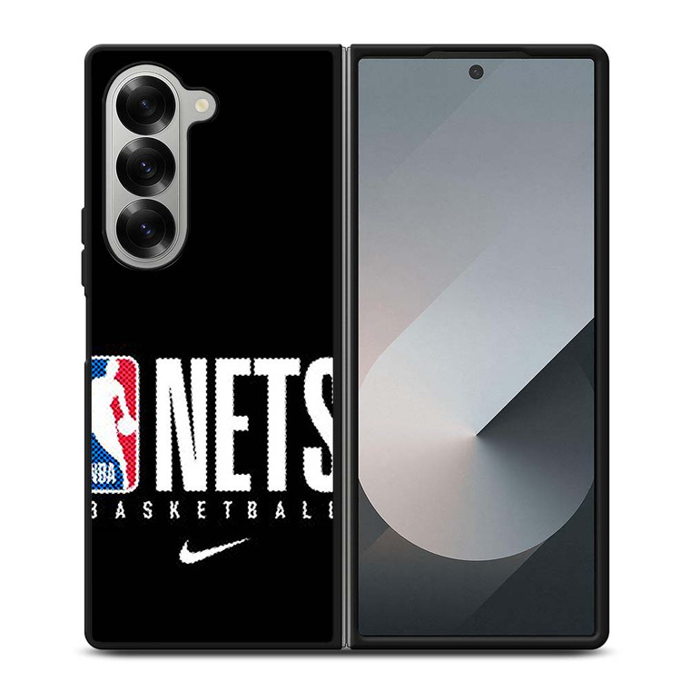 BROOKLYN NETS NBA BASKETBALL LOGO Samsung Galaxy Z Fold 6 Case Cover