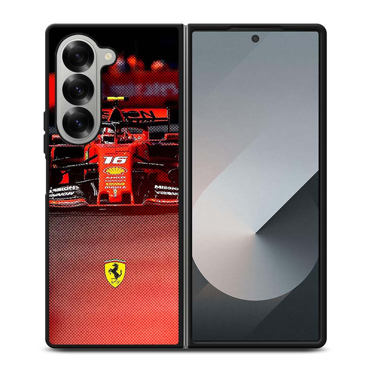 CHARLES LECLERC FERRARI FORMULA ONE F1 Samsung Galaxy Z Fold 6 Case Cover