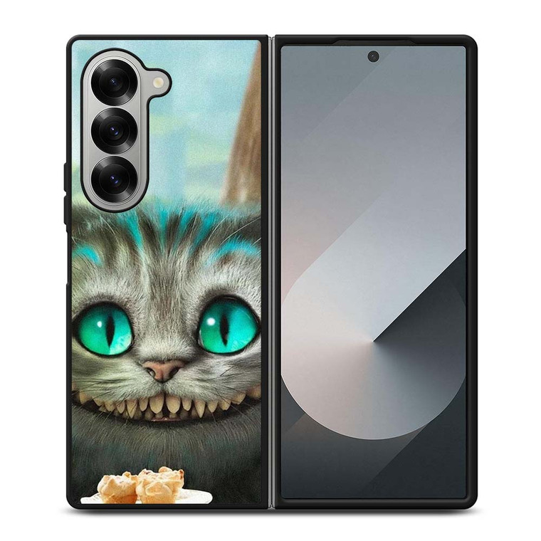 CHESHIRE CAT ALICE IN WONDERLAND CUTE Samsung Galaxy Z Fold 6 Case Cover