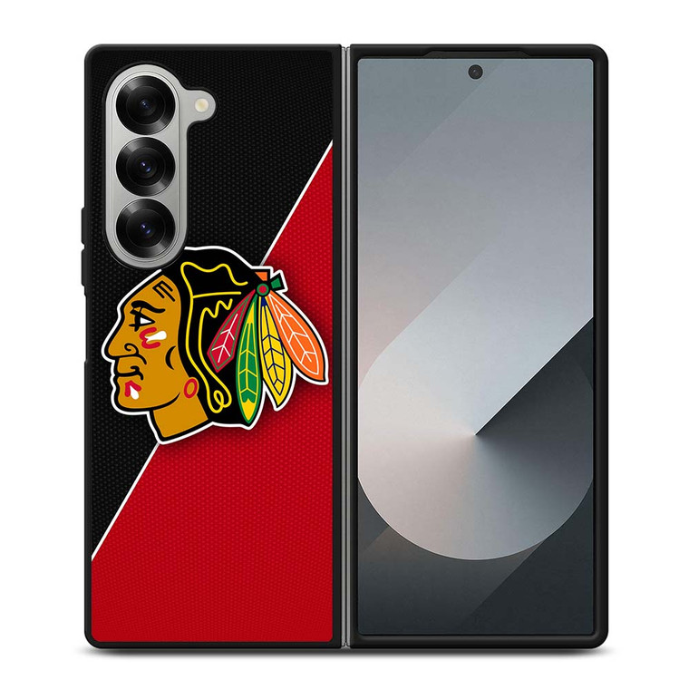CHICAGO BLACKHAWKS NHL HOCKEY LOGO Samsung Galaxy Z Fold 6 Case Cover