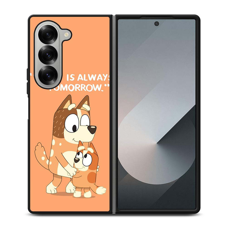 CHILLI HEELER BLUEY CARTOON Samsung Galaxy Z Fold 6 Case Cover